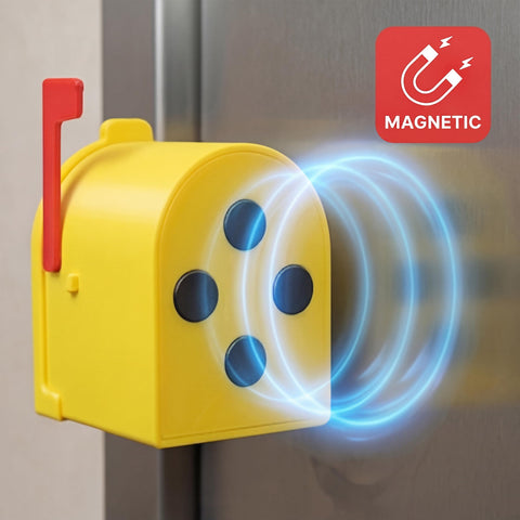 Damage-free mounting with back magnets on metal surfaces