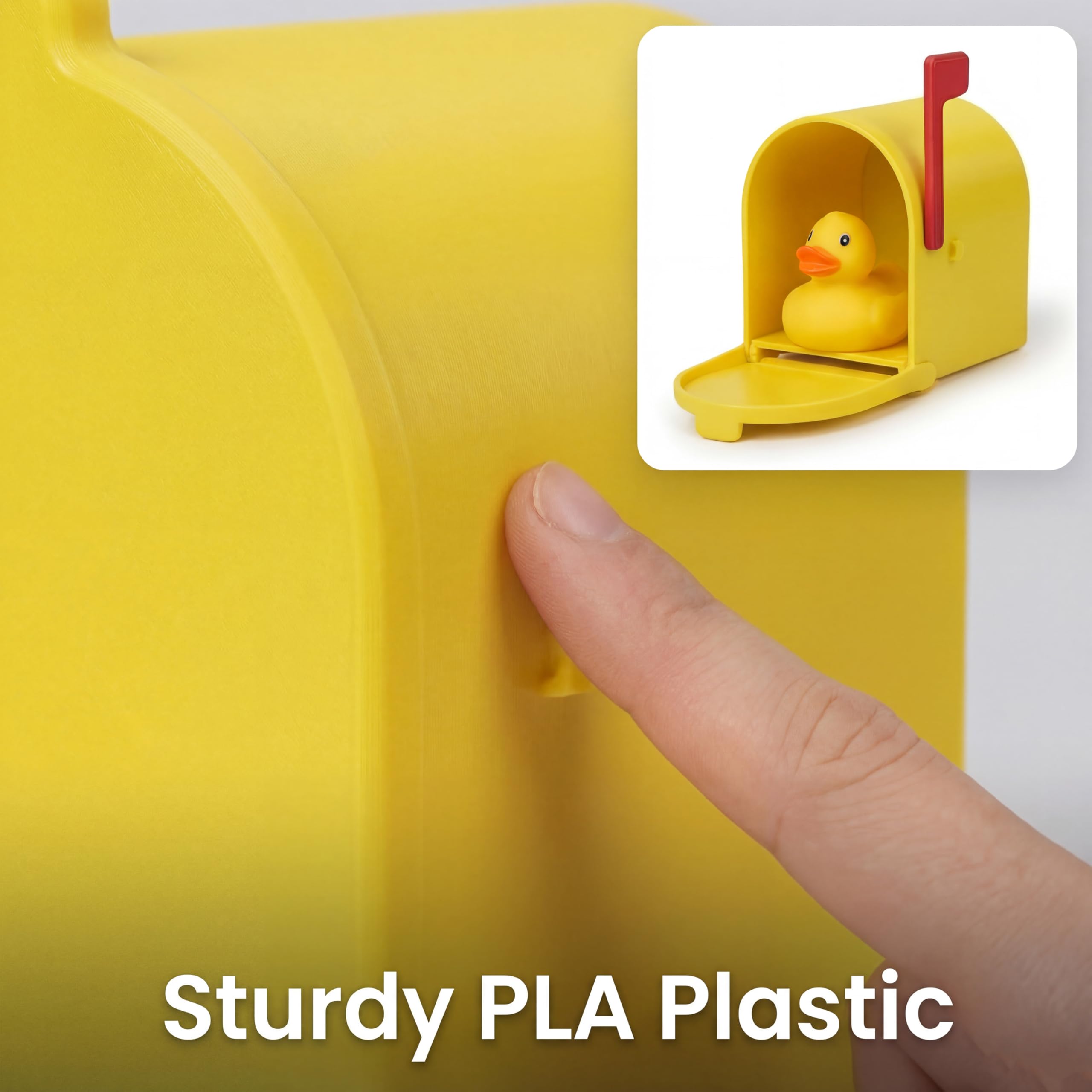 Gift-ready Maiguinzaa cruise duck mailbox in yellow