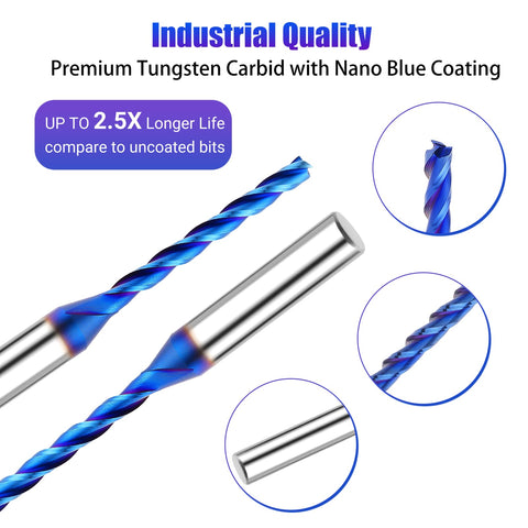 MAIHOMETA blue nano coating boosts wear resistance for longer tool life.