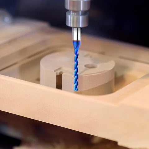 MAIHOMETA router bit with 1-1/4 inch cutting length for deep grooves.
