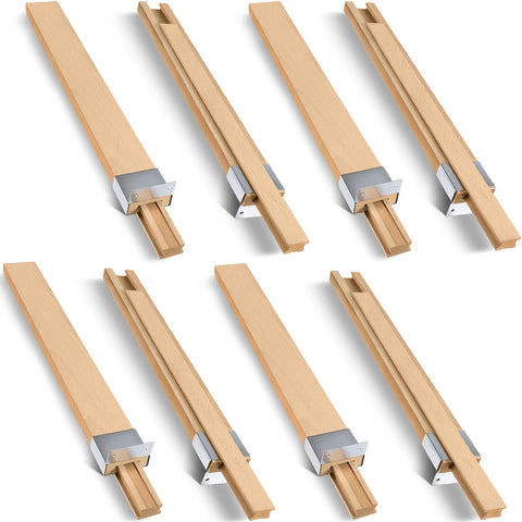 Maitys wood drawer slides assembly showing sturdy hardware for smooth operation