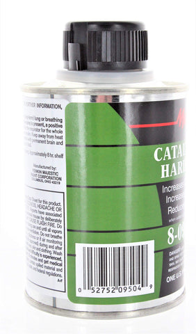 Majic Accelerator Hardener cap close-up highlights precise mixing and mess control