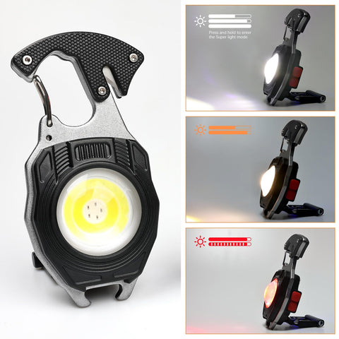 MAKDAK flashlight 7 modes white light for versatile illumination.
