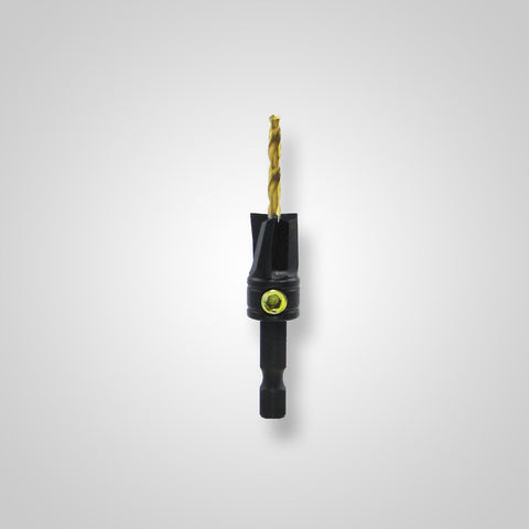 Make it Snappy flat bottom counterbore drill bit for precise lag screw holes in wood and metal.