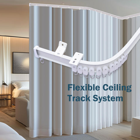 MaKefeile PET pulleys ensure quiet curtain movement and smooth tracking.