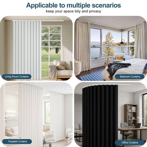 MaKefeile track gliding smoothly across curtains