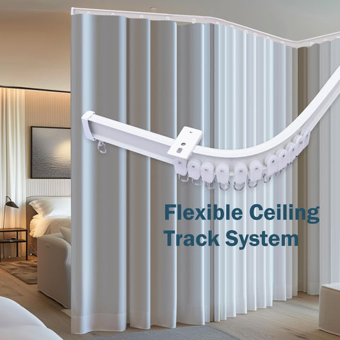MaKefeile white coated rail with modern finish