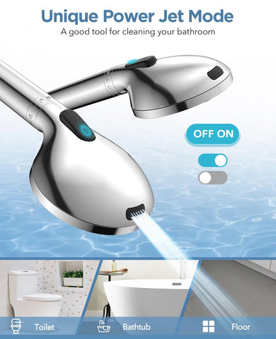 MakeFit anti-clog nozzles prevent mineral buildup for smooth water flow.
