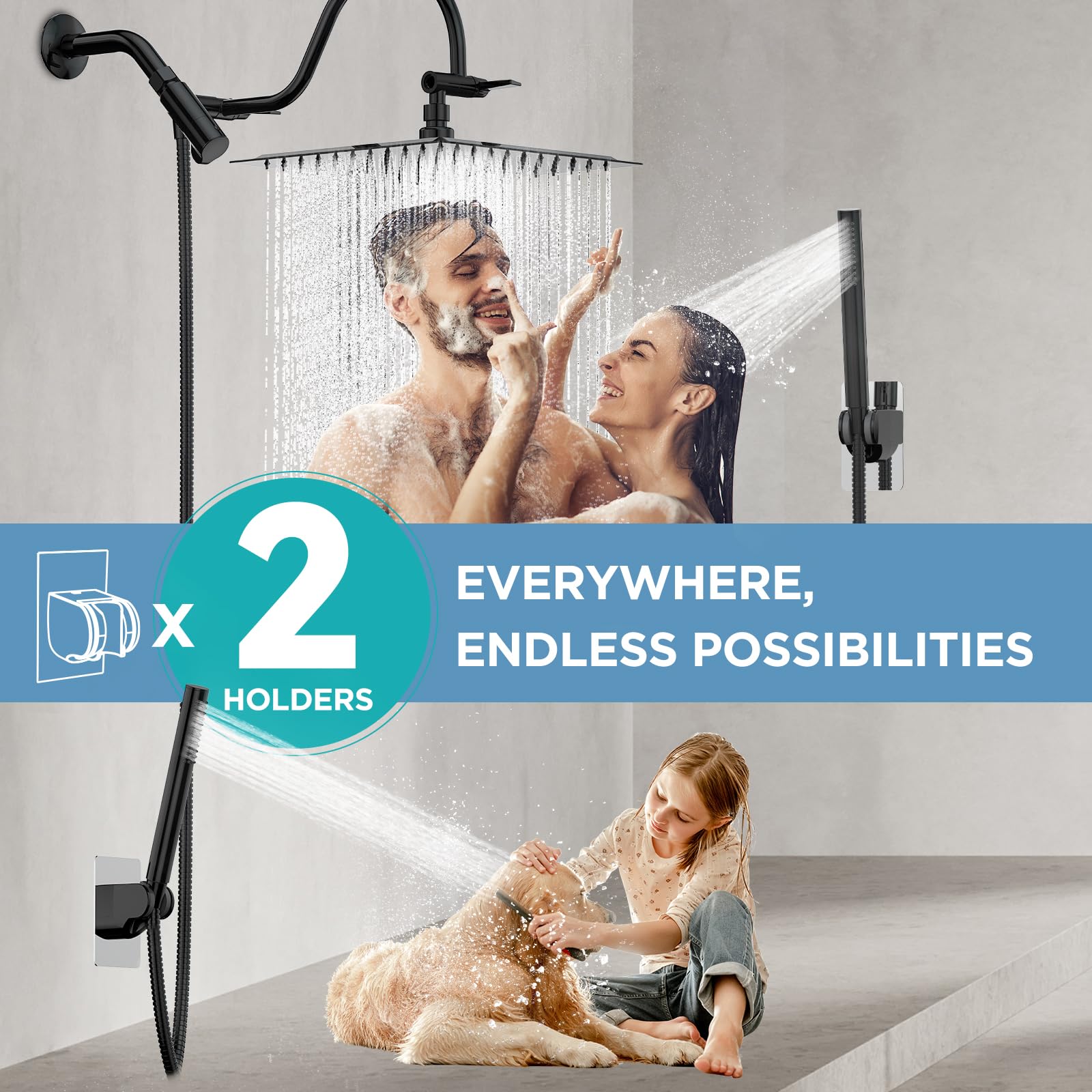 MakeFit anti-clog silicone nozzles maintain steady high pressure