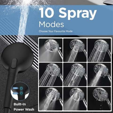 MakeFit black matte finish adds modern style to any bathroom