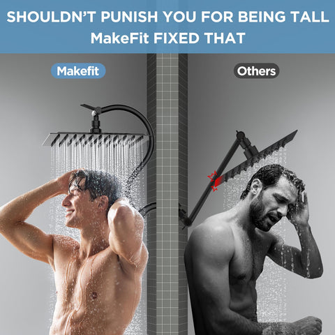 MakeFit handheld wand provides precise rinsing and targeted cleaning