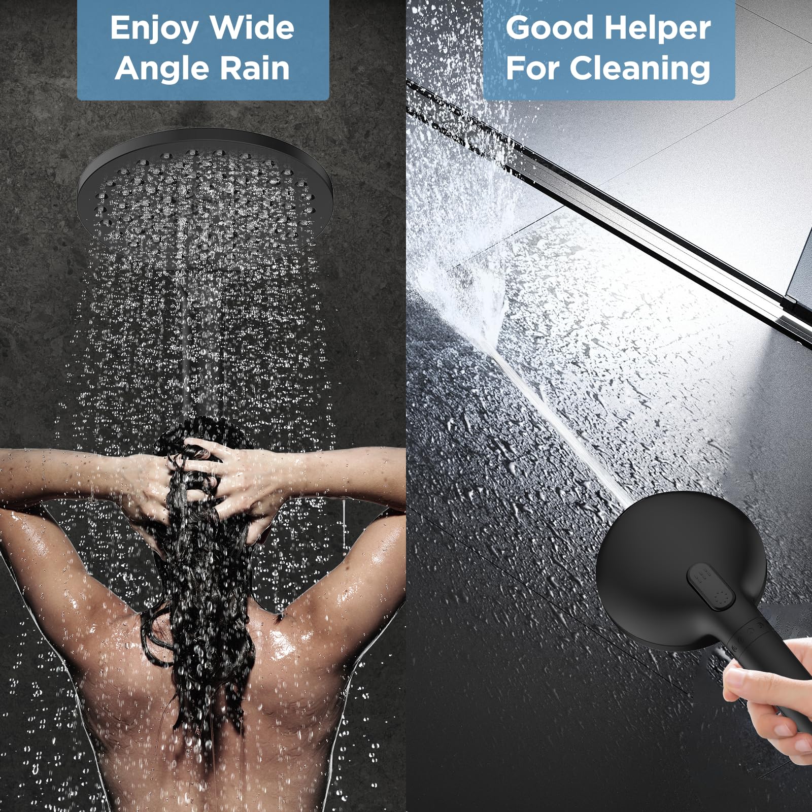 MakeFit power wash handheld mode for thorough cleaning and pet care