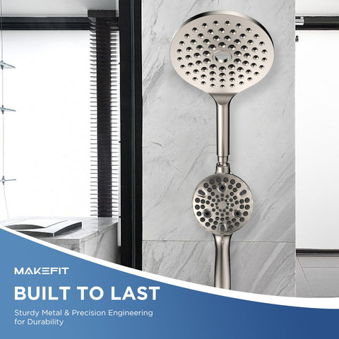 MakeFit built-in power wash mode enables quick cleaning of tough spots.