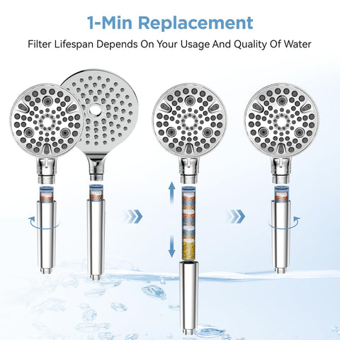 Demo of a refreshing shower water experience with MakeFit filtration.