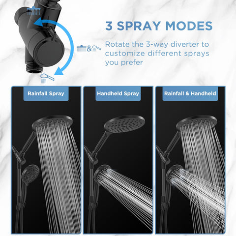 MakeFit stainless steel hose extended to 59 inches for reach
