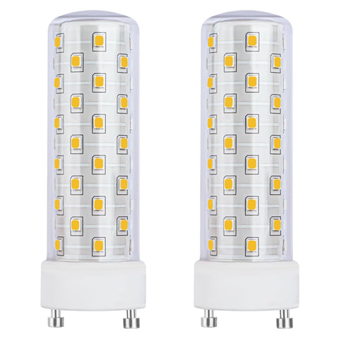 Makergroup GU24 LED bulb front view with 2700K warm glow for cozy bathrooms