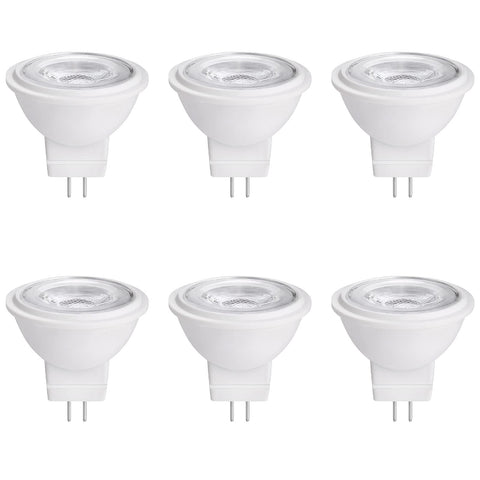 Makergroup MR11 GU4.0 3W warm white close-up highlighting energy efficiency