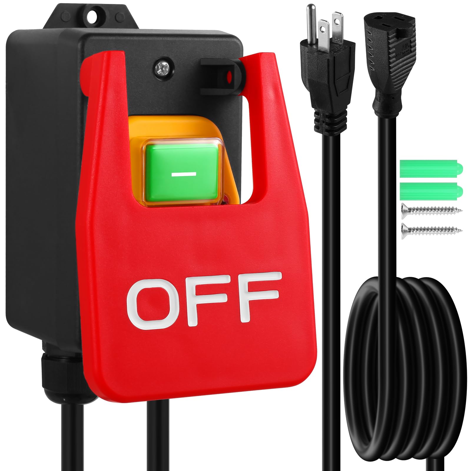 Makevivi paddle switch on table saw front view for easy one-handed access.
