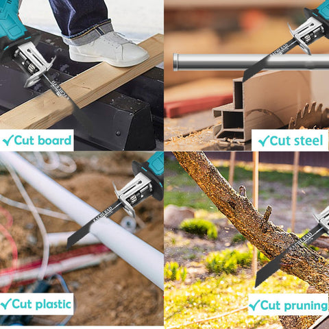 Makita 18V LXT reciprocating saw brushless motor for longer life