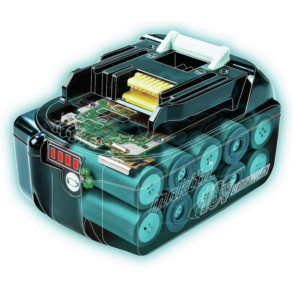 Makita 40-minute fast-charge graphic illustrating quick readiness.