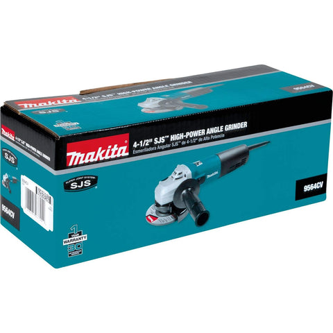 Makita 9564CV labyrinth seals protect motor from dust and debris.
