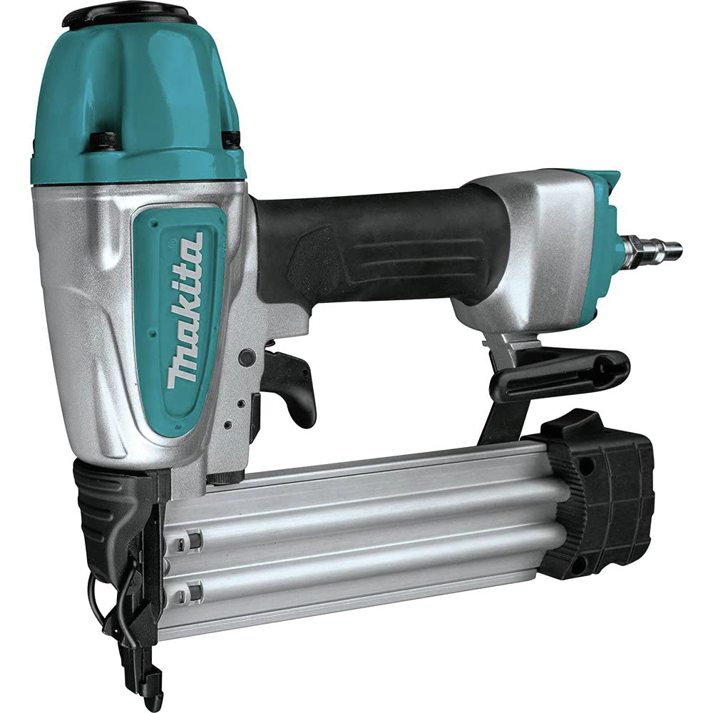 Makita AF506 depth adjustment dial for versatile finish applications.
