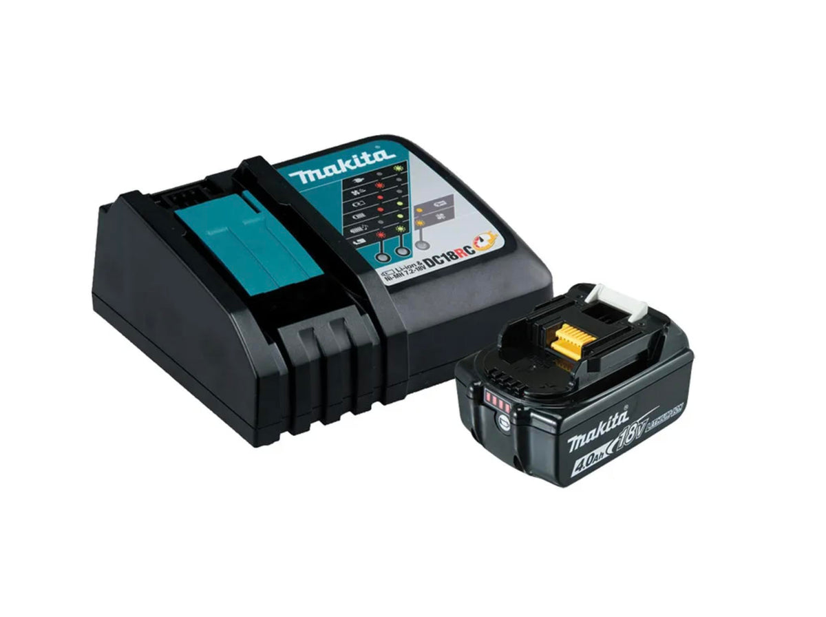Makita 4.0Ah battery with extended run time for 18V tools