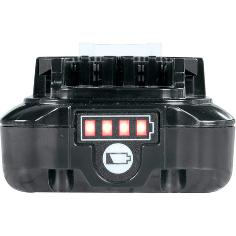 Makita BL1021B with DC10WD charger setup illustrating compatibility and charging readiness.