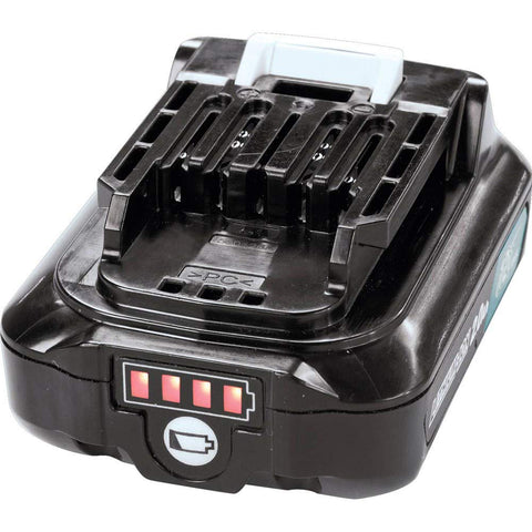 Makita BL1021B LED indicator display highlights charge level at a glance.