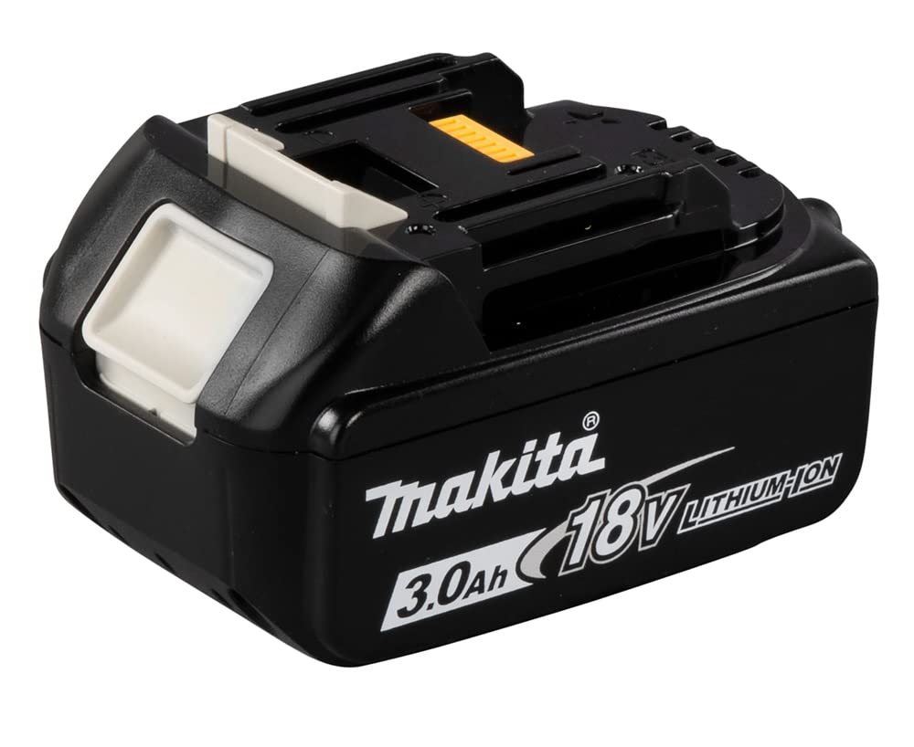 Built-in memory chip on Makita BL1830 demonstrating smart charger communication