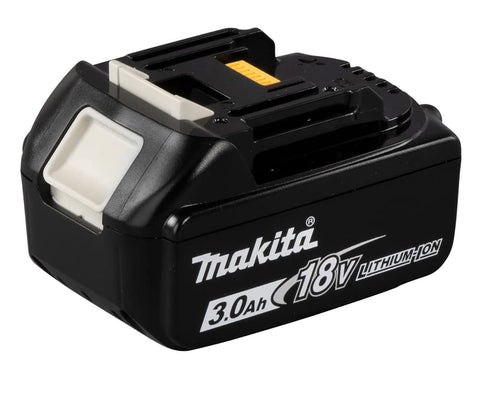 Built-in memory chip on Makita BL1830 demonstrating smart charger communication