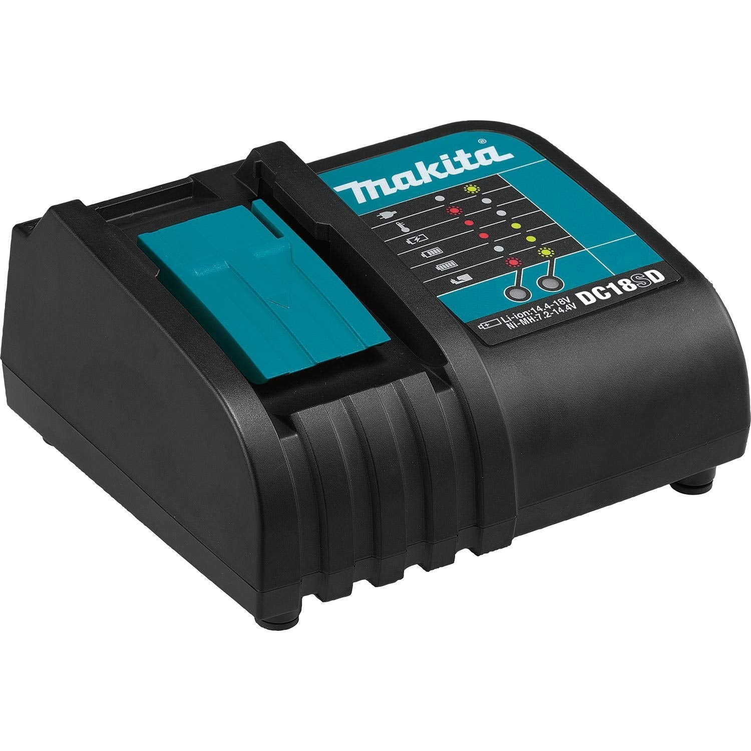 Makita BL1840BSC2 battery side profile emphasizes rugged durability
