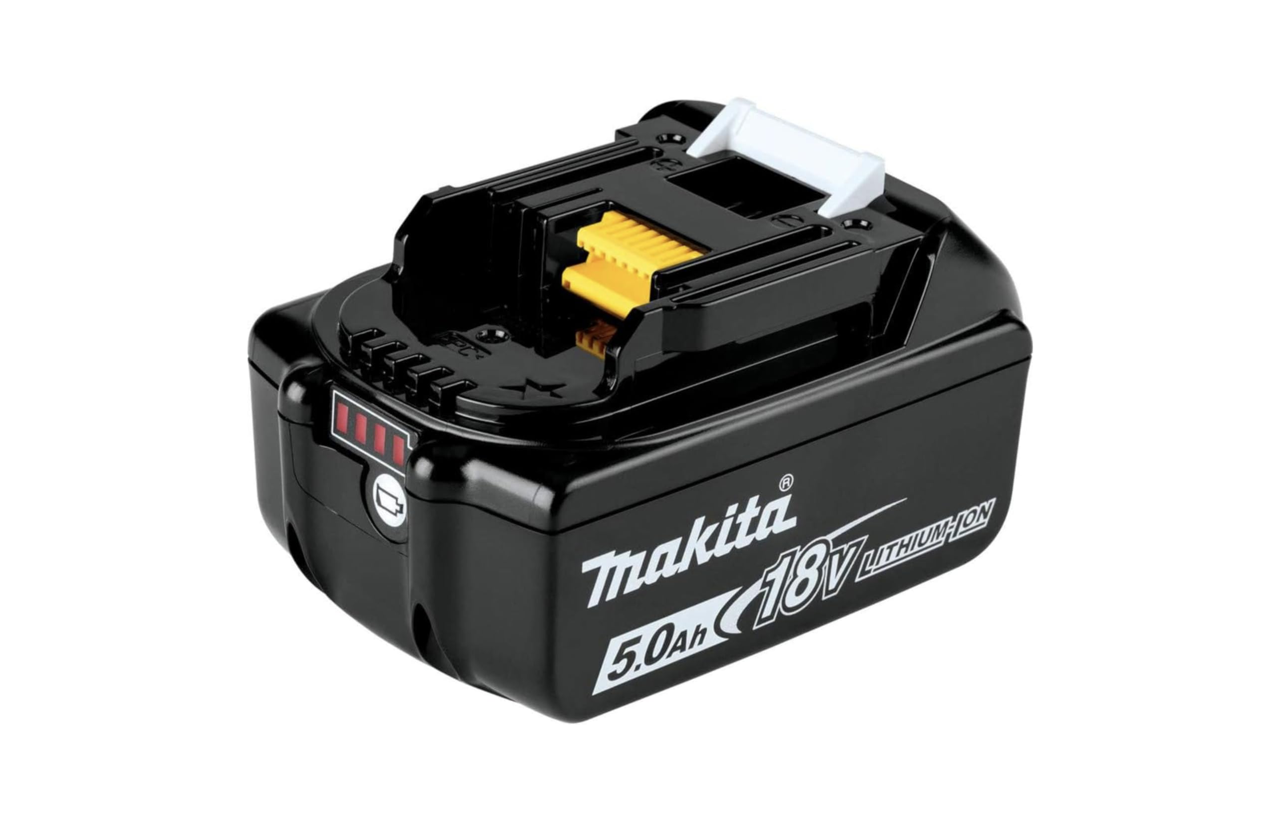 Makita BL1850 18V 5Ah battery exterior showcasing durable design and versatile compatibility.