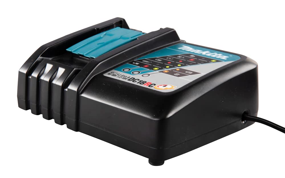 DC18RC charges a 4.0Ah battery in about 40 minutes for longer jobs.