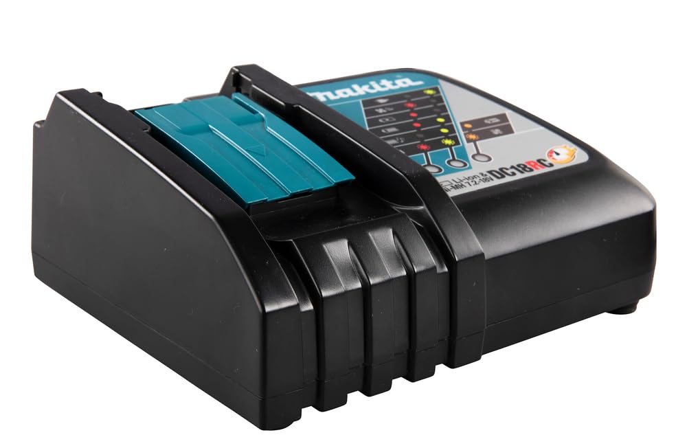 DC18RC powers a 5.0Ah battery in about 45 minutes for heavy use.