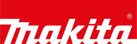 Makita DC18RC charger status indicators show charging progress.