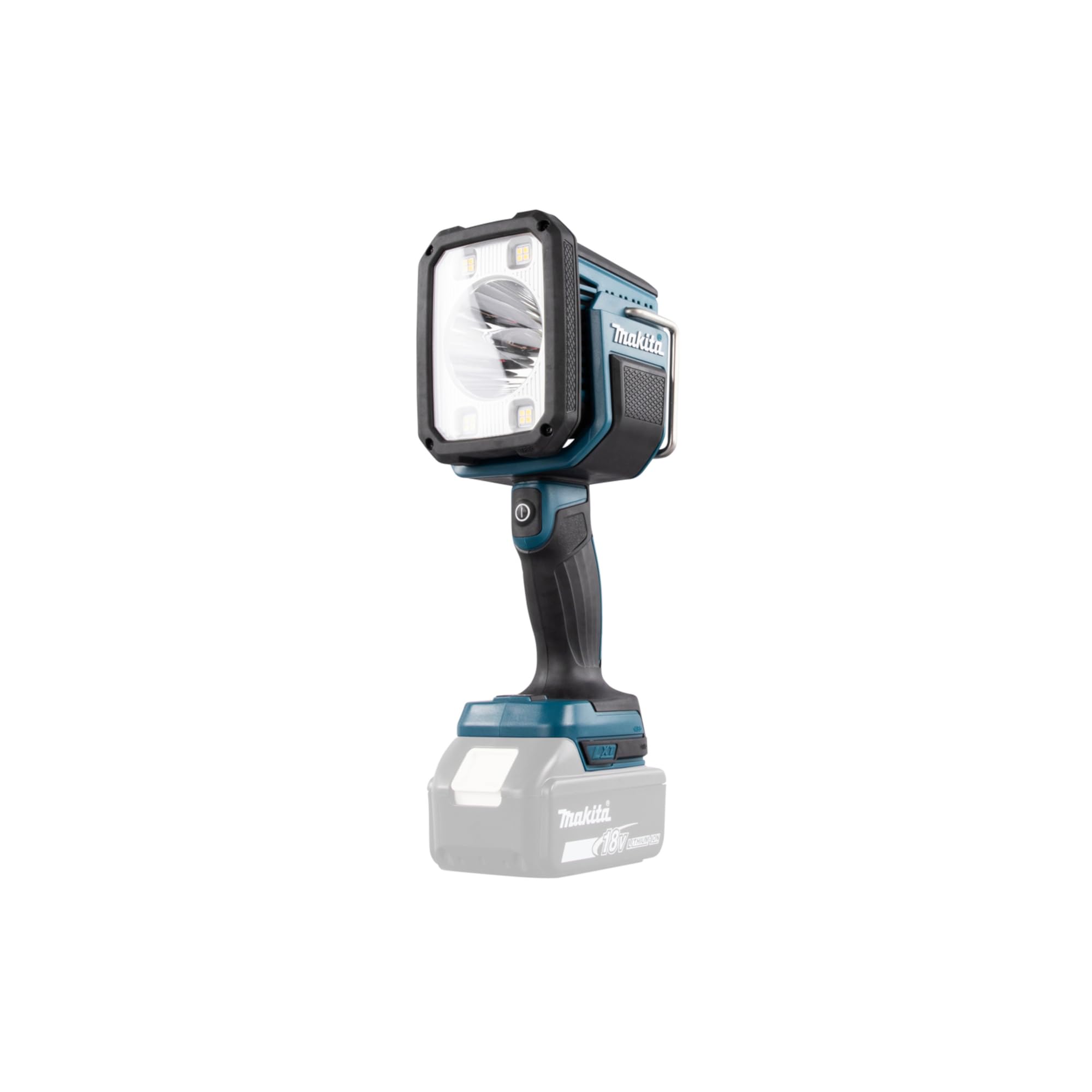 Makita DML812 metal hang-hook enables quick hands-free setup