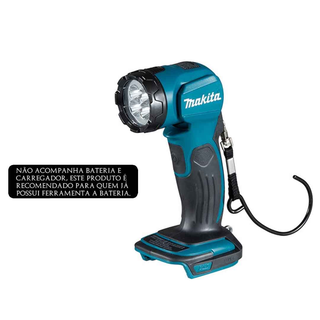 Makita DML815 pivoting head with 12 positions for flexible aim.