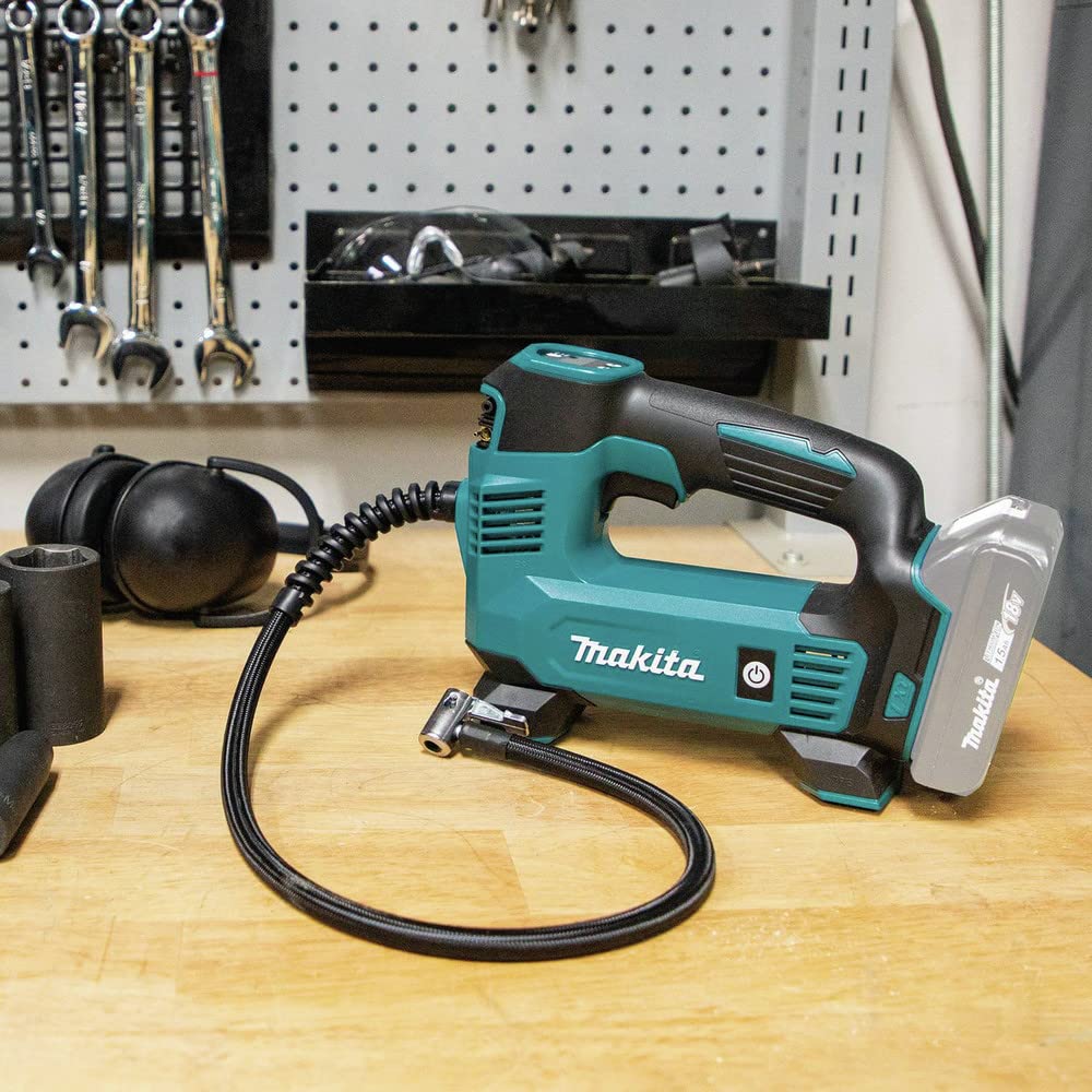 Makita DMP180ZX LED light aids inflation in dim environments