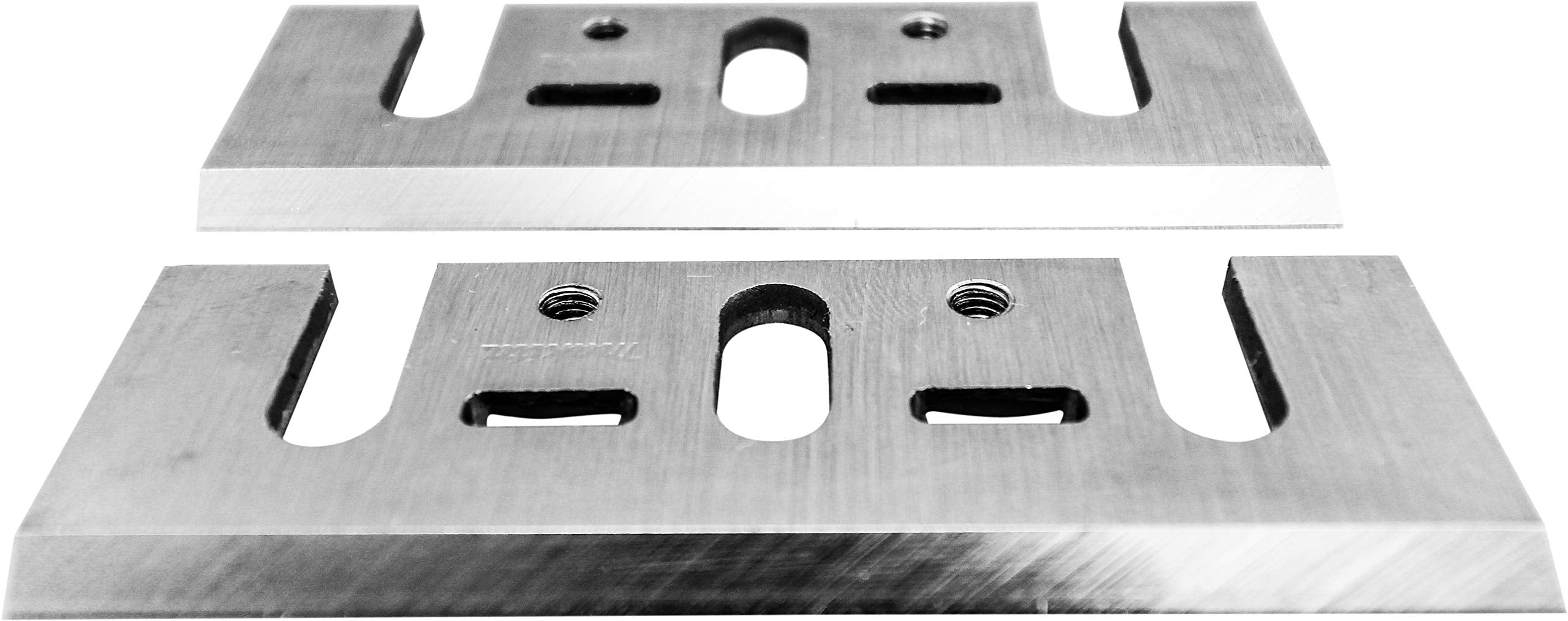 Makita HSS planer blades double-edged, reversible for extended life and consistent performance.