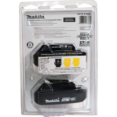 Makita Rapid Optimum Charger with fan speeds up charging in warm conditions.