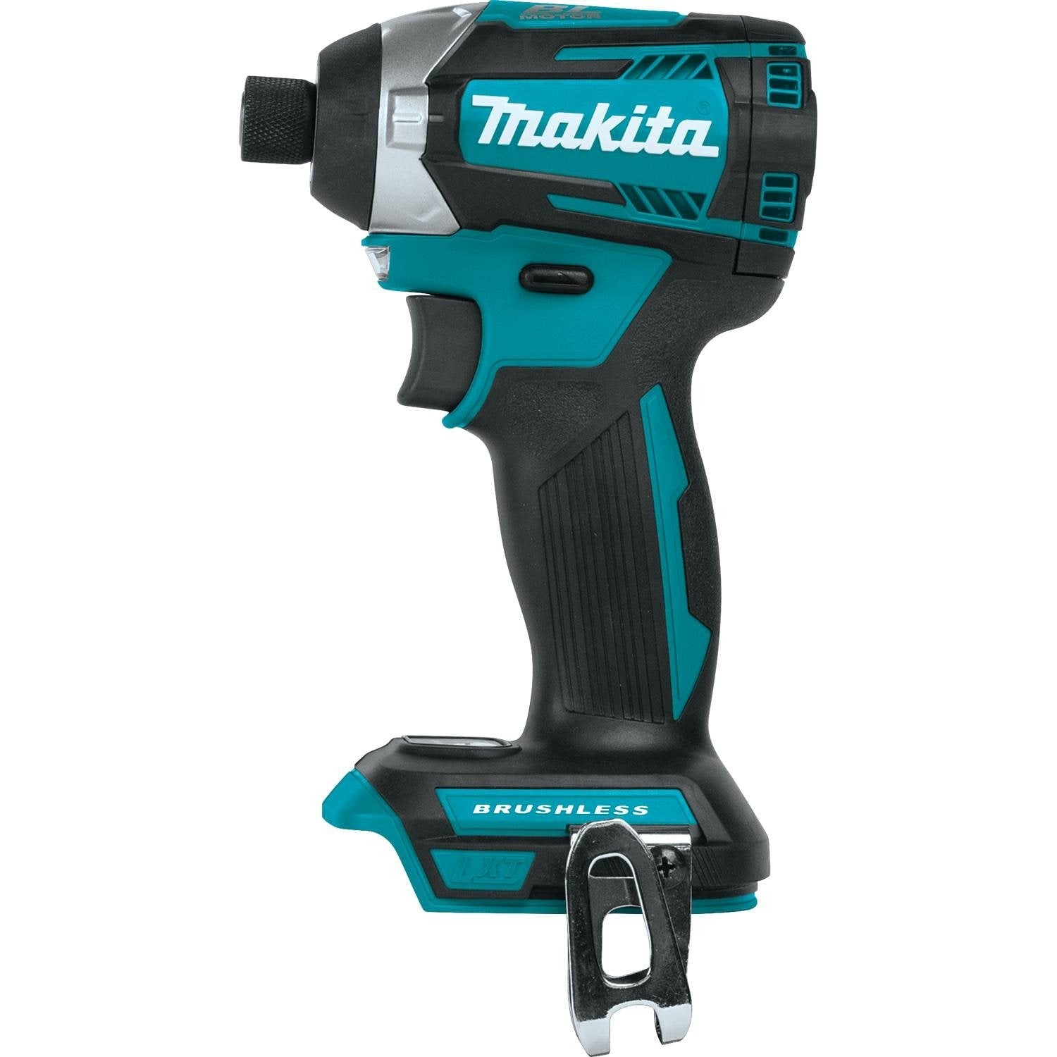 Makita XDT14Z using t-mode tightening for faster self-drilling screw installations.