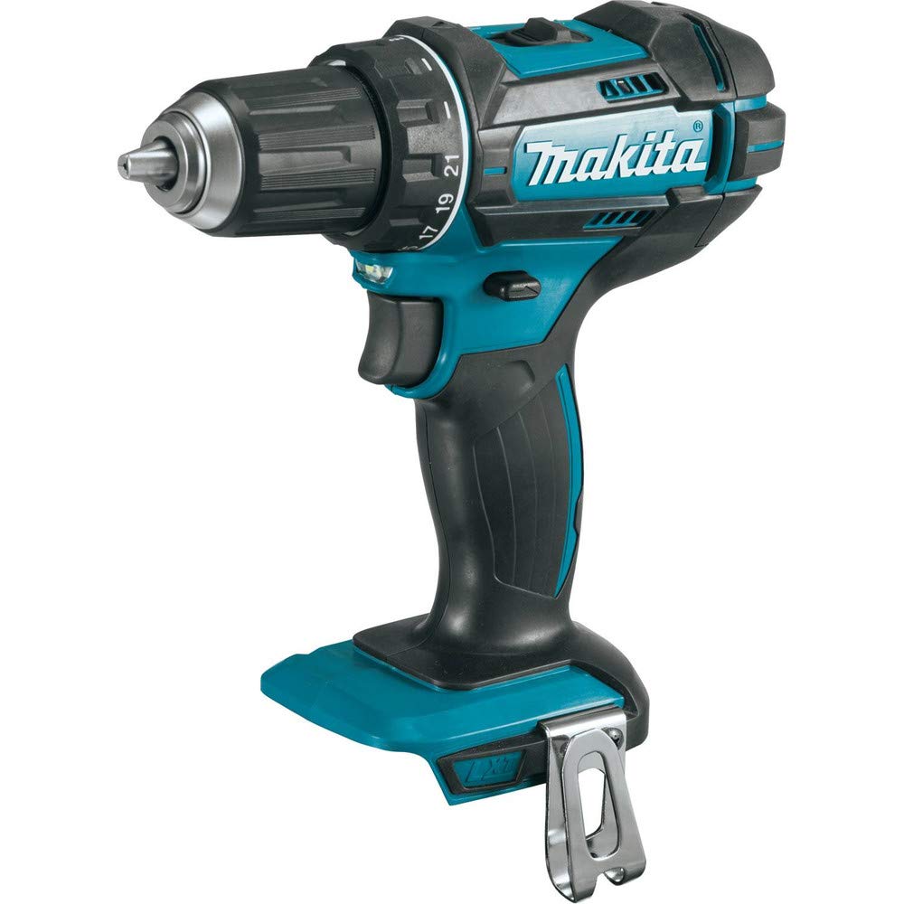 Makita XFD10Z compact driver drill for precise fastening in tight spaces.