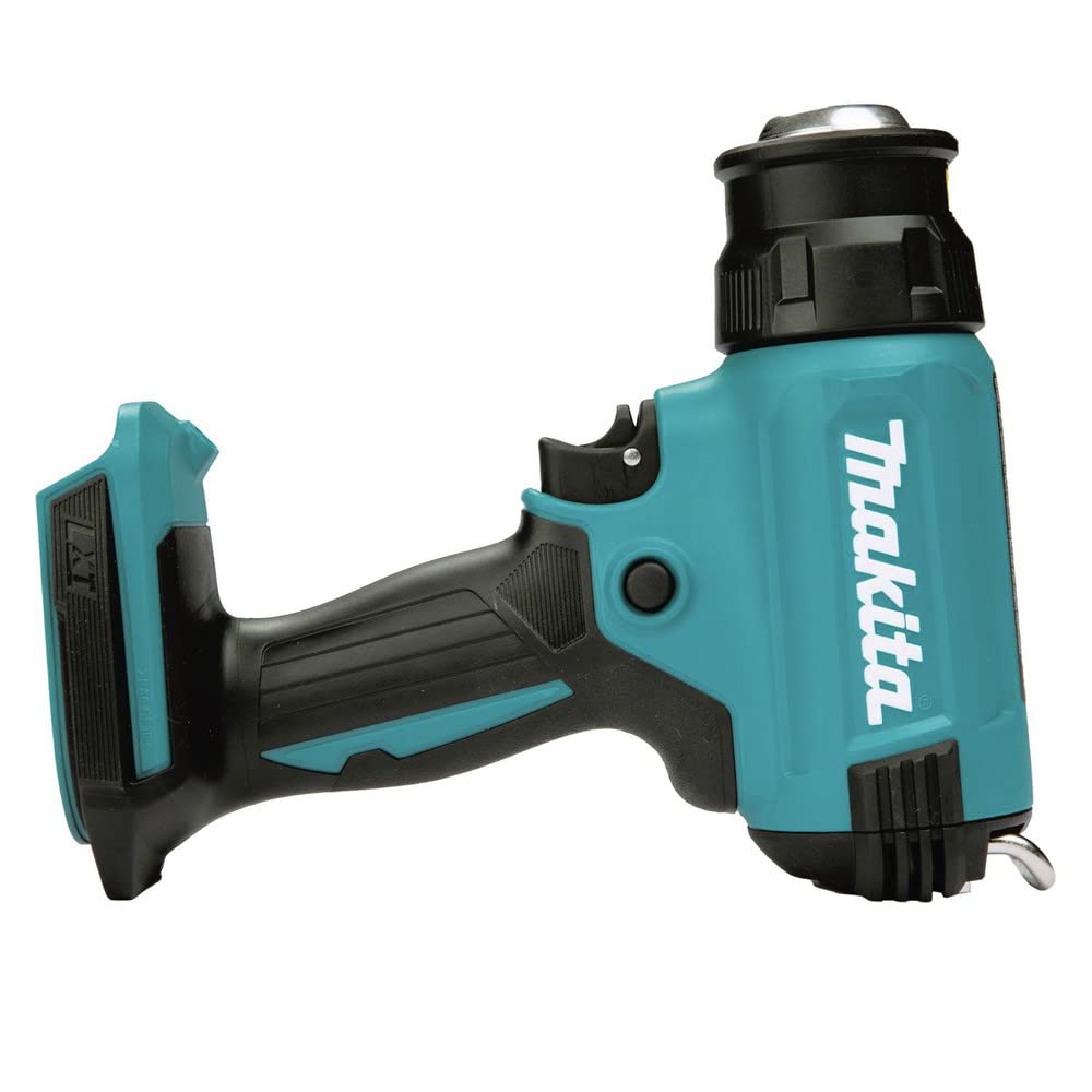 Makita XGH01ZK heat gun with no-battery image emphasizes cordless flexibility.