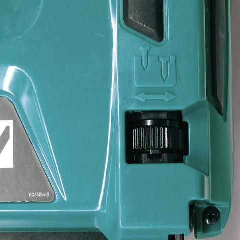 Makita XNB01Z tool-less depth adjustment for a wider finish range.