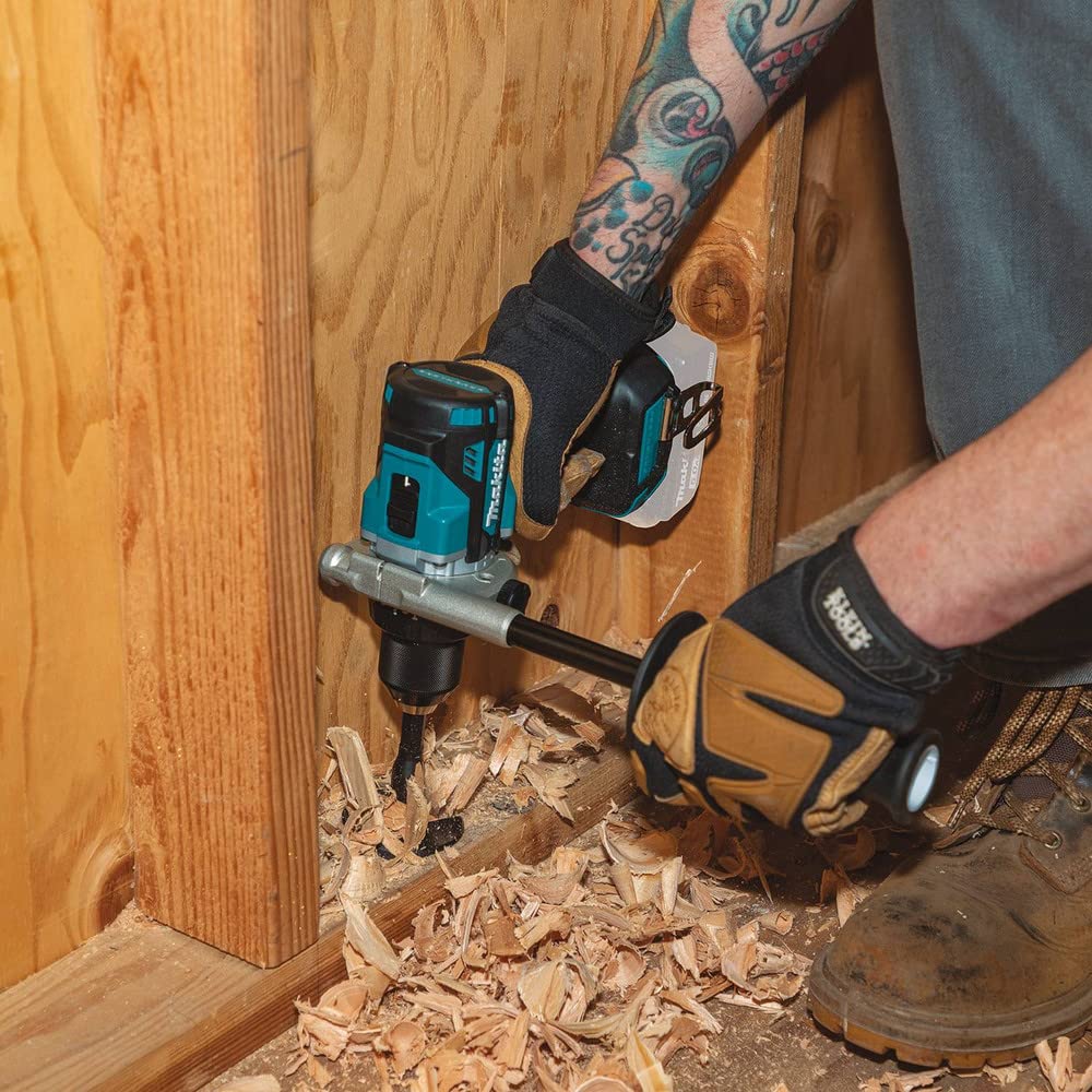Makita XPH14Z soft grip design enhances comfort during long sessions.