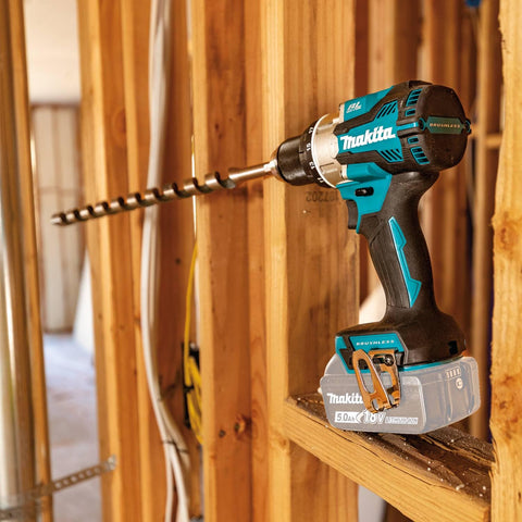 Makita XPH16Z soft grip provides comfortable handling.