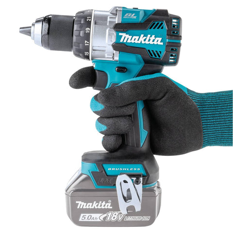 Makita XPH16Z two-speed range suits drilling and driving tasks.