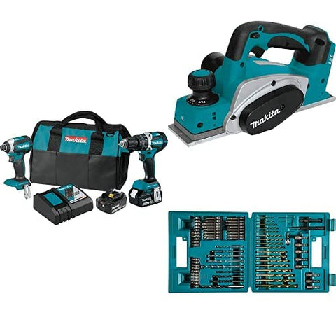 Detail of cutting head with double-edge blades on Makita XPK01Z