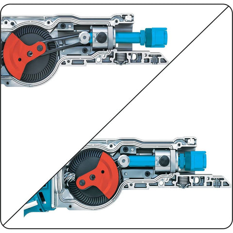 XRJ04Z's 1-1/4 inch stroke length boosts cutting efficiency across materials.